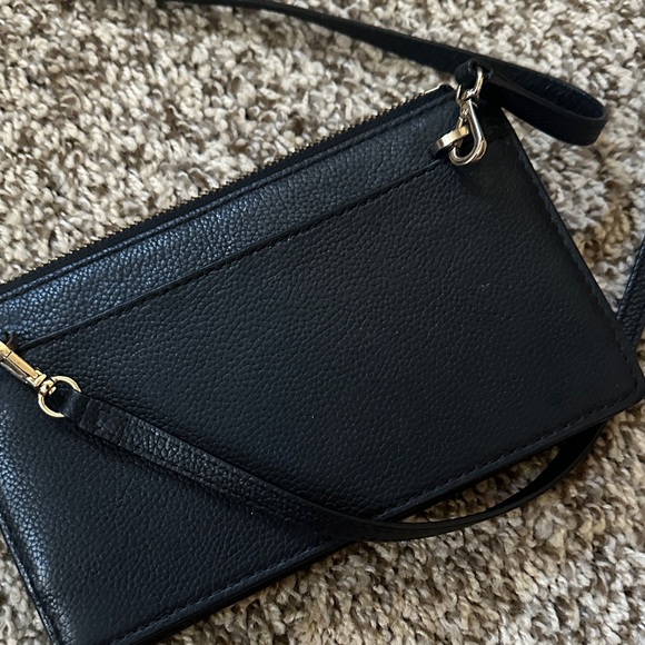 Kate Spade Black Pebbled Leather Crossbody Bag - Picture 10 of 12